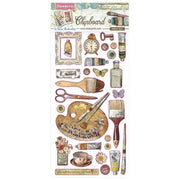 STAMPERIA Adhesive Chipboard Atelier des Arts DFLCB25